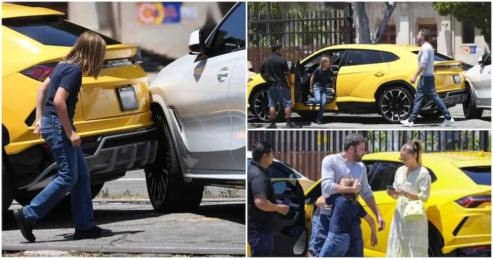 Ben Afflec's son hit car, Jennifer Lopez