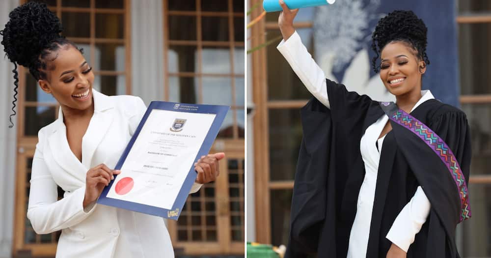 A UWC graduate residing in Cape Town is amped about fulfilling her dream of obtaining a degree