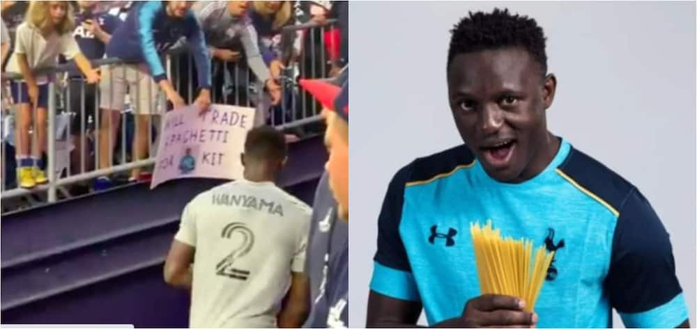 Former Premier League star exchanged his shirt for spaghetti with fan after MLS game