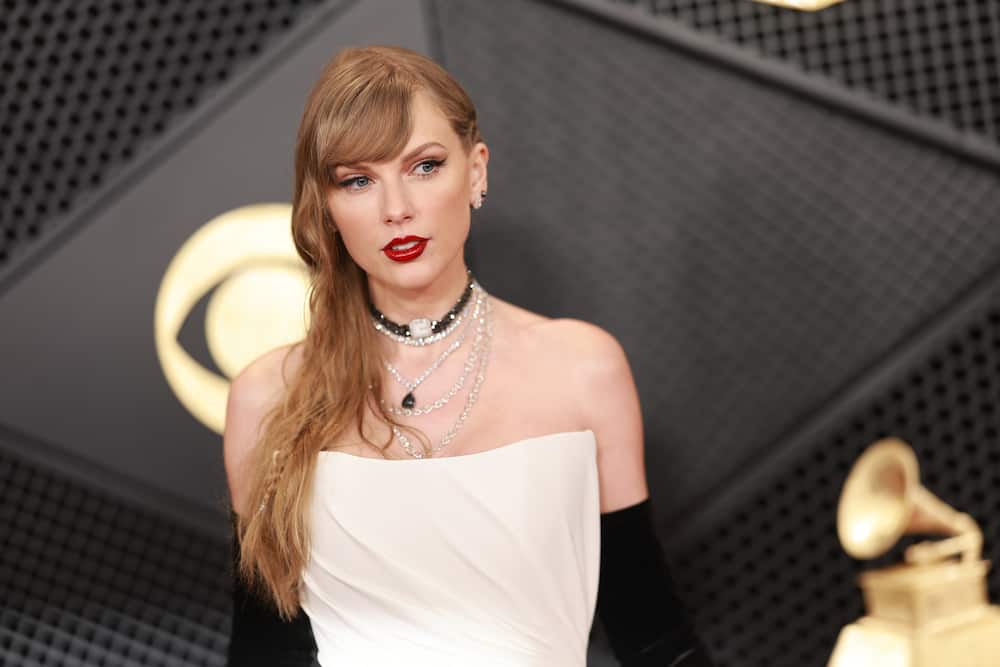 Taylor Swift attends the Grammy Awards