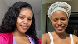 Natasha Thahane's lookalike posts side-by-side photos and starts online frenzy