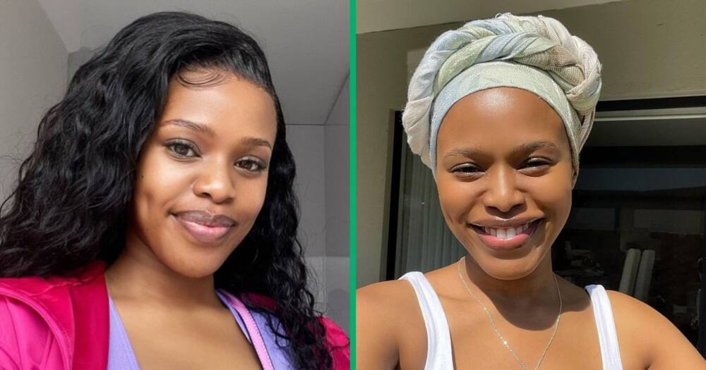 A woman claimed to be Natasha Thahane's lookalike