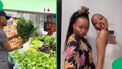 Johannesburg sisters fill their trolley with fruit and vegetables for just R500 at local store