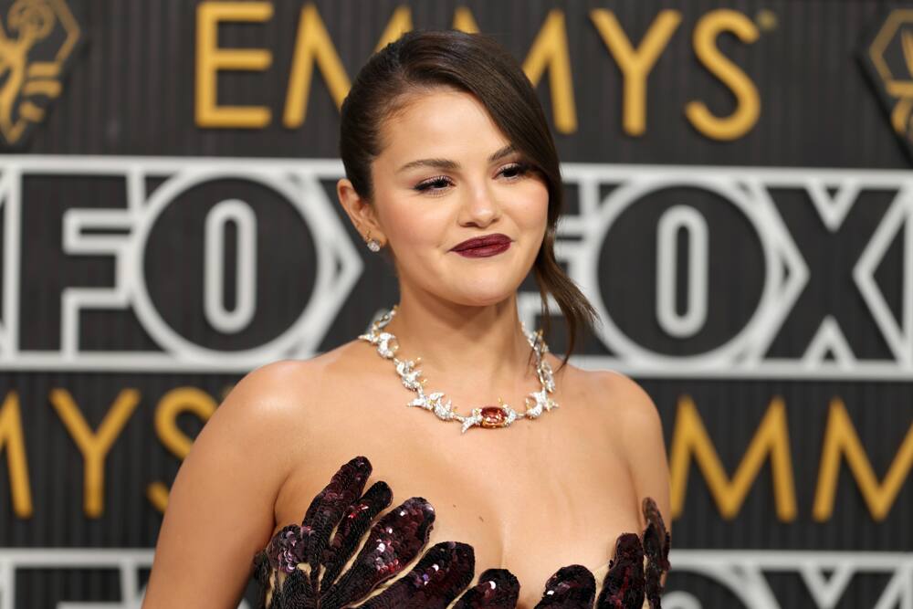Selena Gomez at the Primetime Emmy Awards