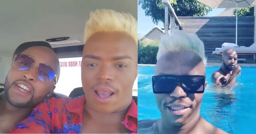Somizi shares video of himself and Vusi spending quality time together