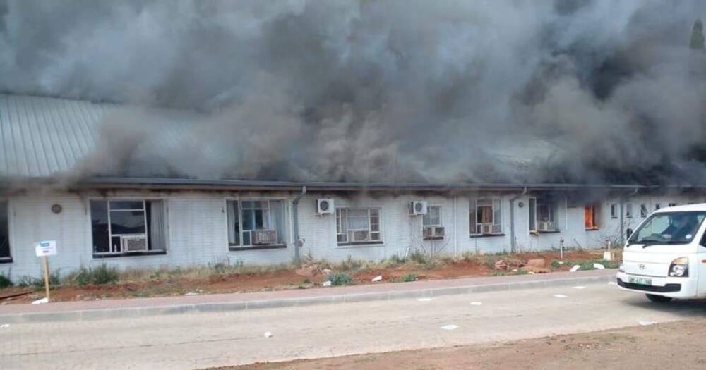 SA, North West, Christiana Hospital, fire, North West