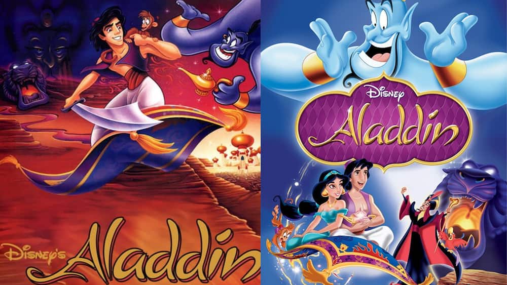 Aladdin animated film poster