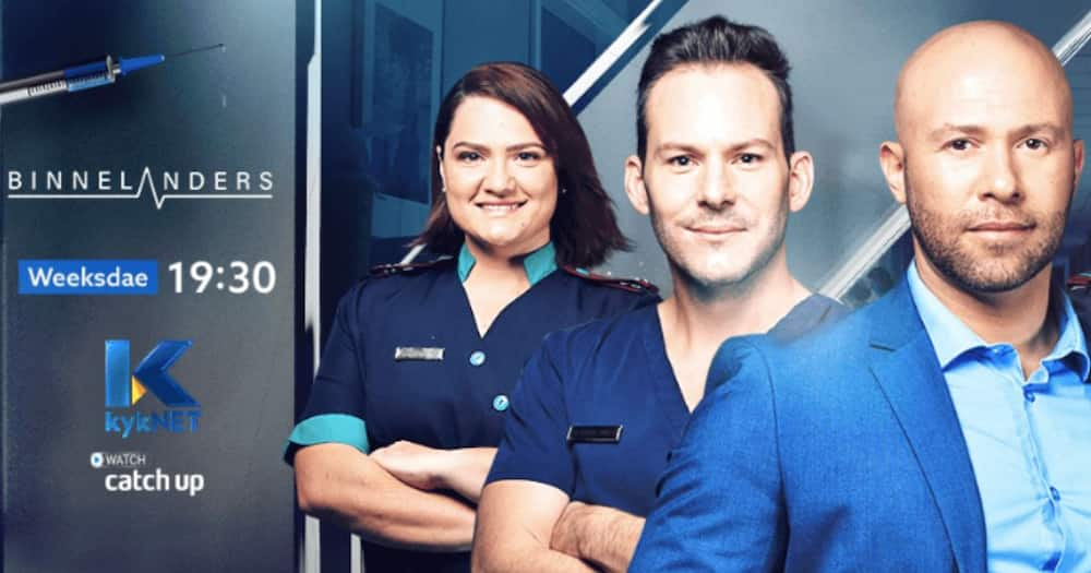 'Binnelanders', Kyknet, DStv show, soapie, TV series, Afrikaan drama, medical drama, clinic drama, Dr Steven