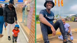 "There are real men out there": SA dad goes viral for spoiling baby with trolley-full of essentials