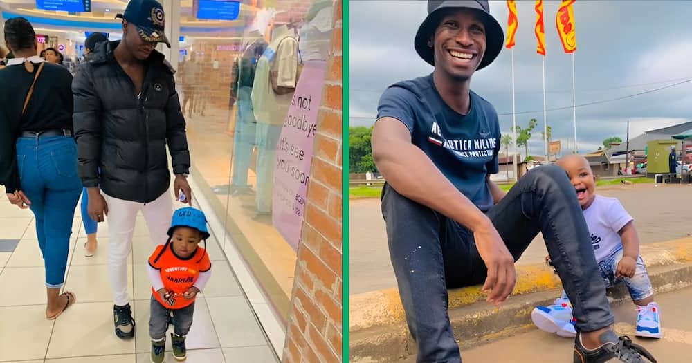 A South African man has won praise online after a video showed him buying a cart full of baby supplies