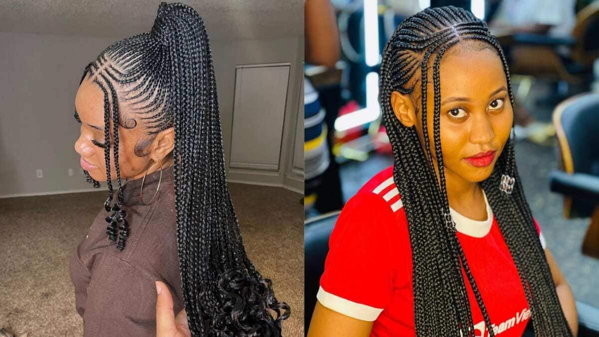Black Braided Hairstyles With Extensions | POPSUGAR Beauty