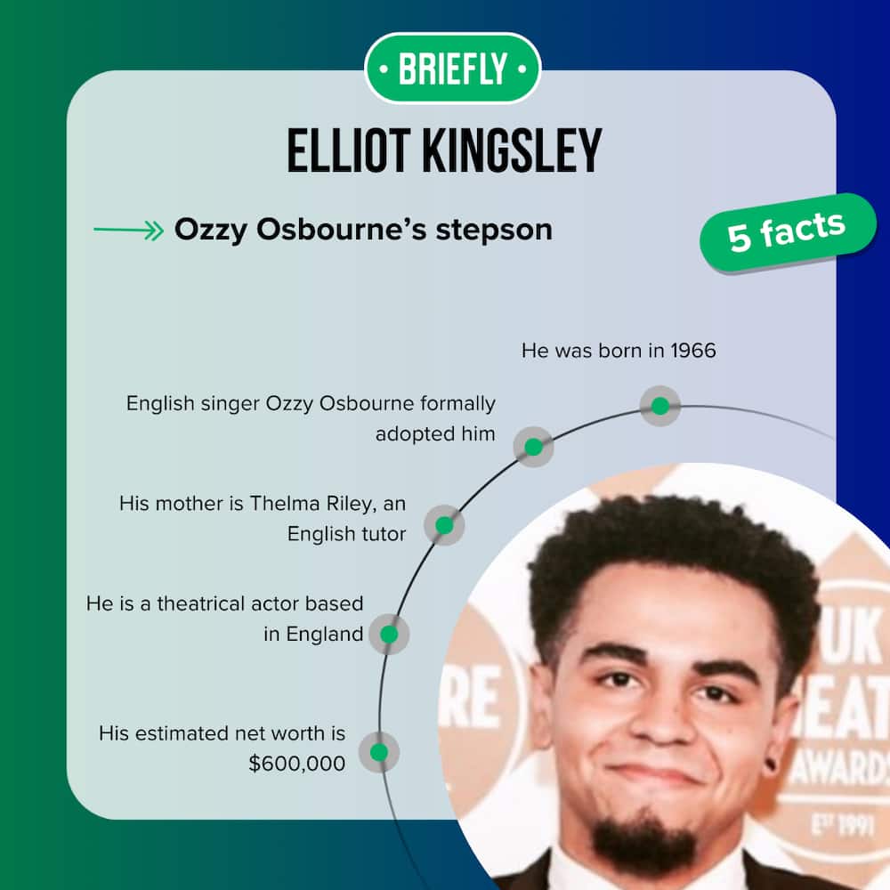 Who is Elliot Kingsley, Thelma Riley's and Ozzy Osbourne’s son