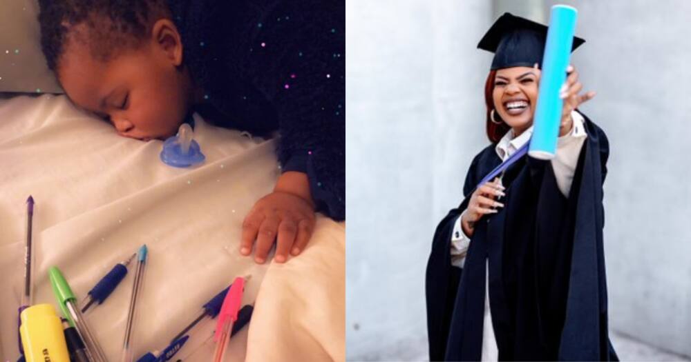 Beautiful Mzansi Graduate Remembers Studying While Looking After Baby