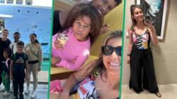 Inside Rachel Kolisi and her kids' cruise vacay to Greece, wholesome pictures leave Mzansi feeling jealous