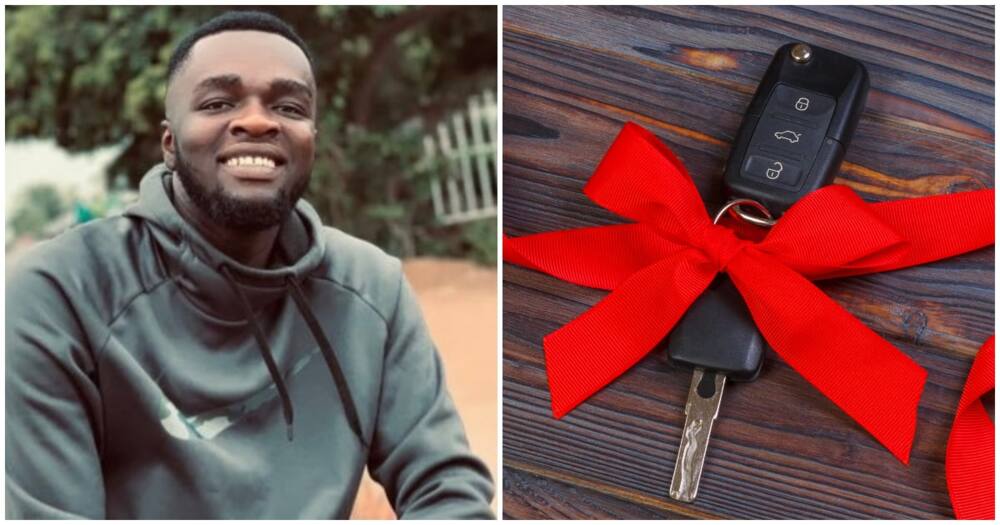 Ghanaian man gets gifted Honda Accord by girlfriend