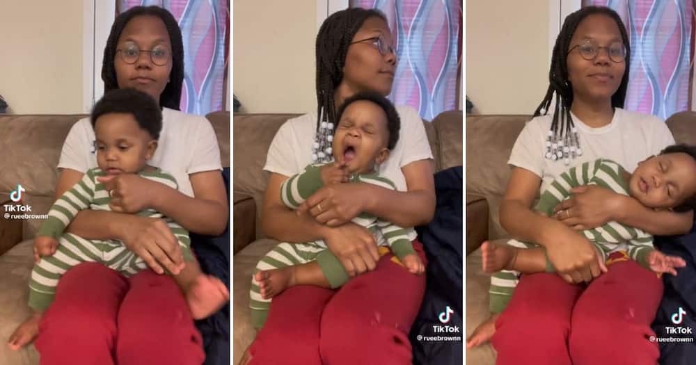 A mother shared a hack to put a baby to sleep in one minute