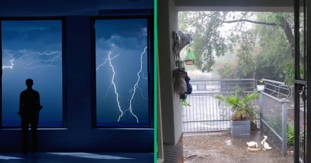 TikTok video show lightning stike