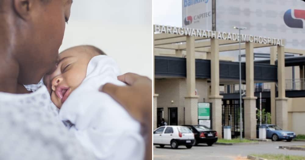 A young mother was mistakenly discharged with the wrong baby at Chris Hani Baragwanath Hospital