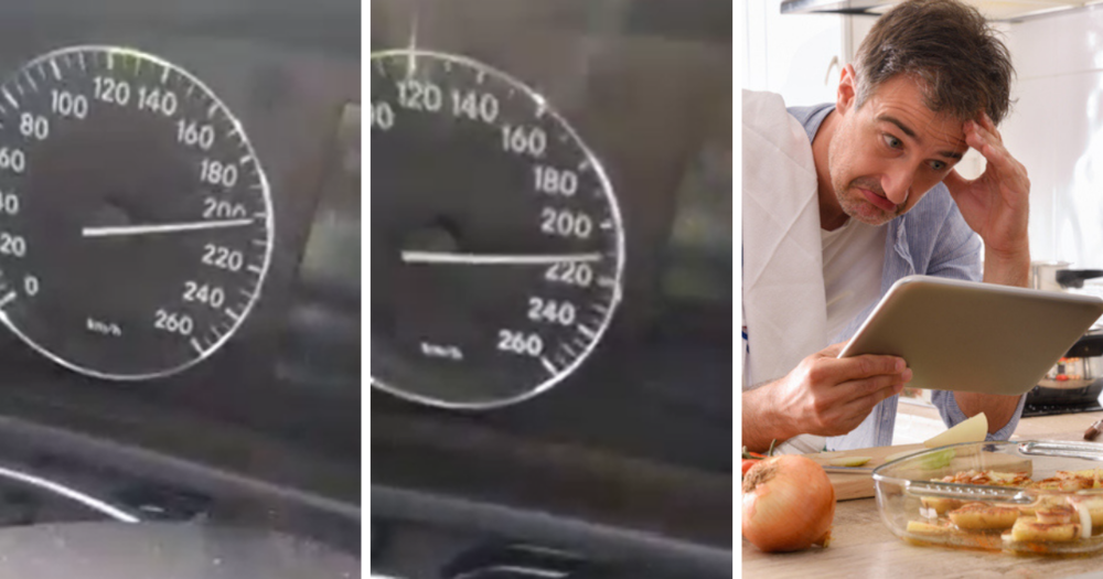 200km/h, high speed, speeding, road rules, law, South African police, video, man, Mercedes