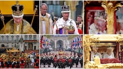 King Charles III: 7 striking pics as Britain's new monarch is crowned alongside wife Queen Camilla, including Prince Harry's arrival