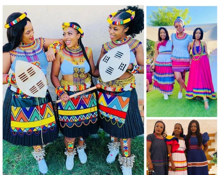 Squad plus-size African traditional dresses