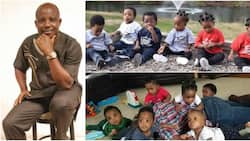 Father of sextuplets turns 50 years old and could not be prouder