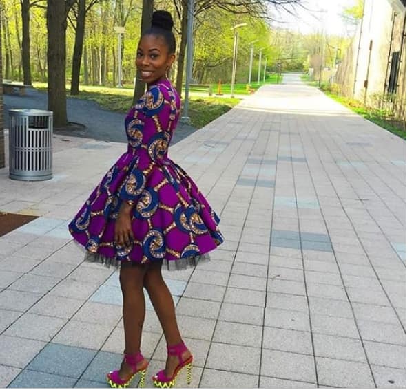 African 2024 round dresses