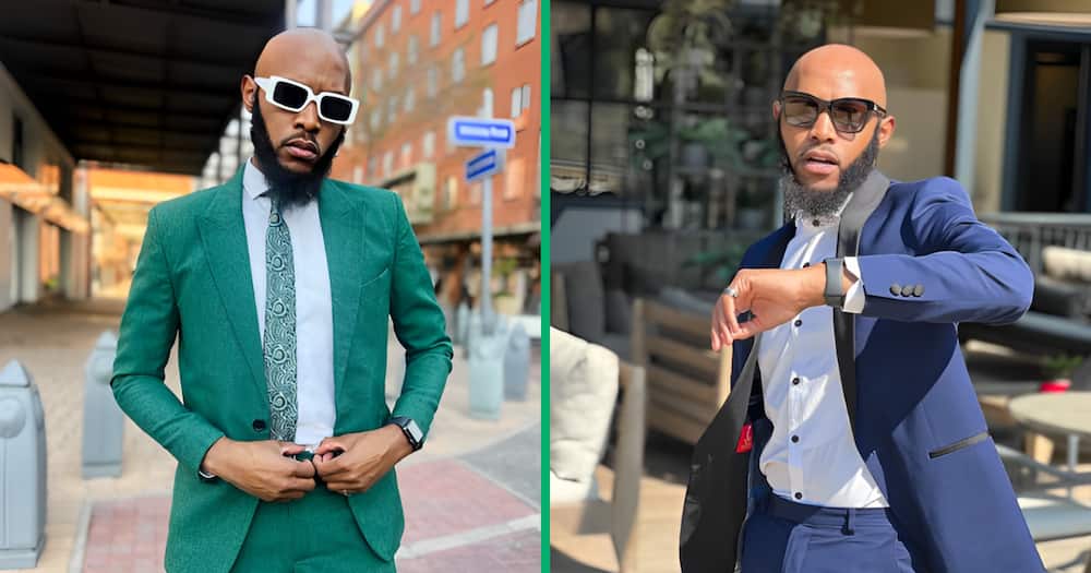 Mohale Motaung flaunted his cute dog