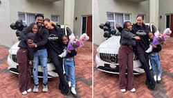 'Scandal!' star Kagiso Modupe gifts Mercedes Benz to wife Liza Lopes for Mother's Day, snaps go viral: "So sweet"