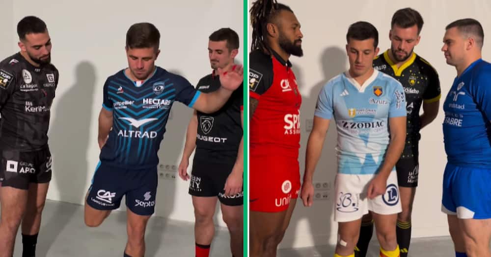 A number of Top 14 Rugby players took part in the challenge posted by Tomasso Allan.