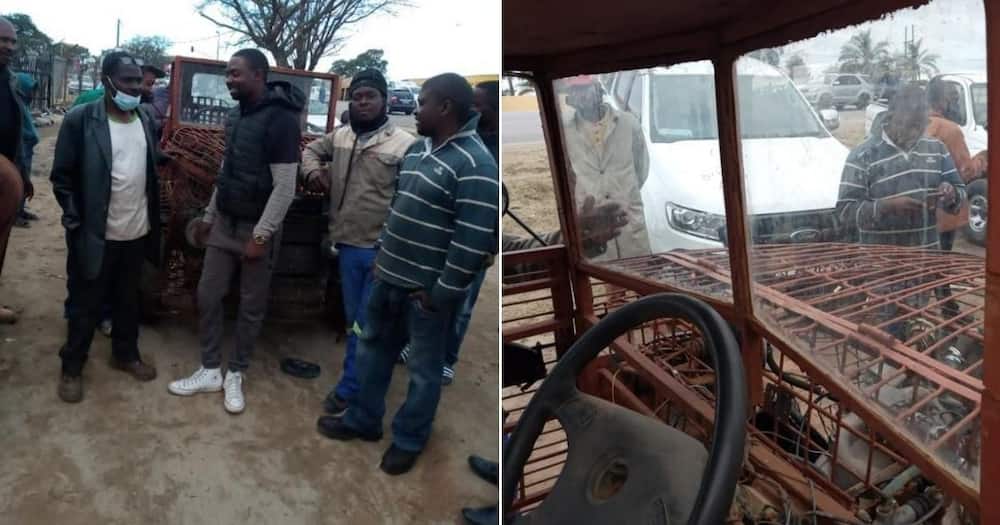 Man builds his own bakkie using metal, wows SA: "Absolutely amazing"