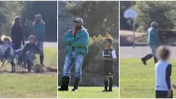 Kanye West storms out of son Saint's soccer game after heated exchange with another parent