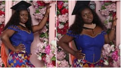 “You nailed this”: Mum earns Master's in Business Administration; slays in perfect African wear in photos