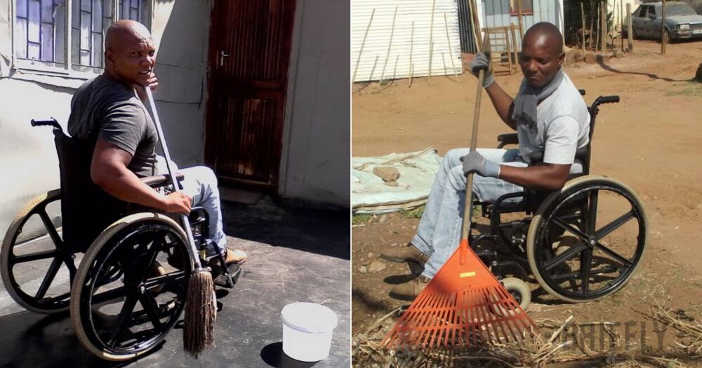 Jeffrey Masha, disabled, mamelodi, wheelchair