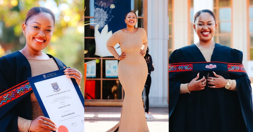 Gorgeous Mzansi Graduate Goes Viral As She Celebrates Securing Her LLB Gorgeous Mzansi Graduate Goes Viral As She Celebrates Securing Her LLB