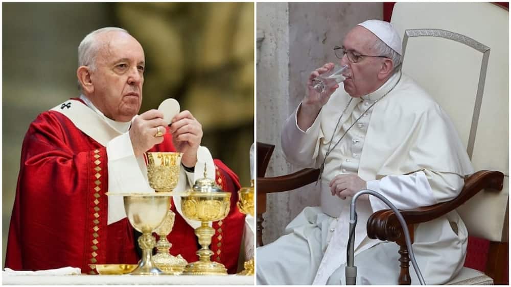 A collage showing the Pope. Photo source: Getty Images