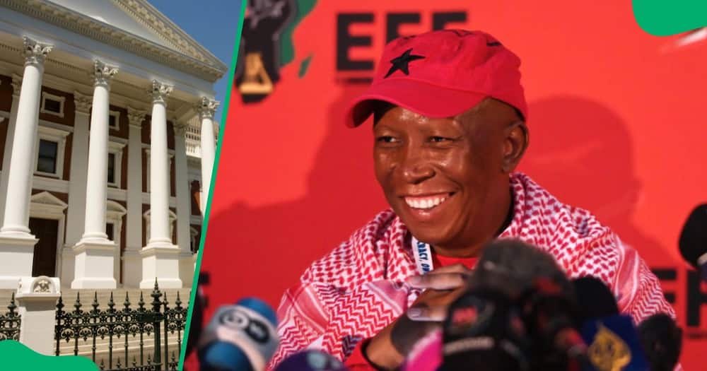 The EFF's Julius Malema said the party would not form part of a Government of National Unity that included right-wing political parties.