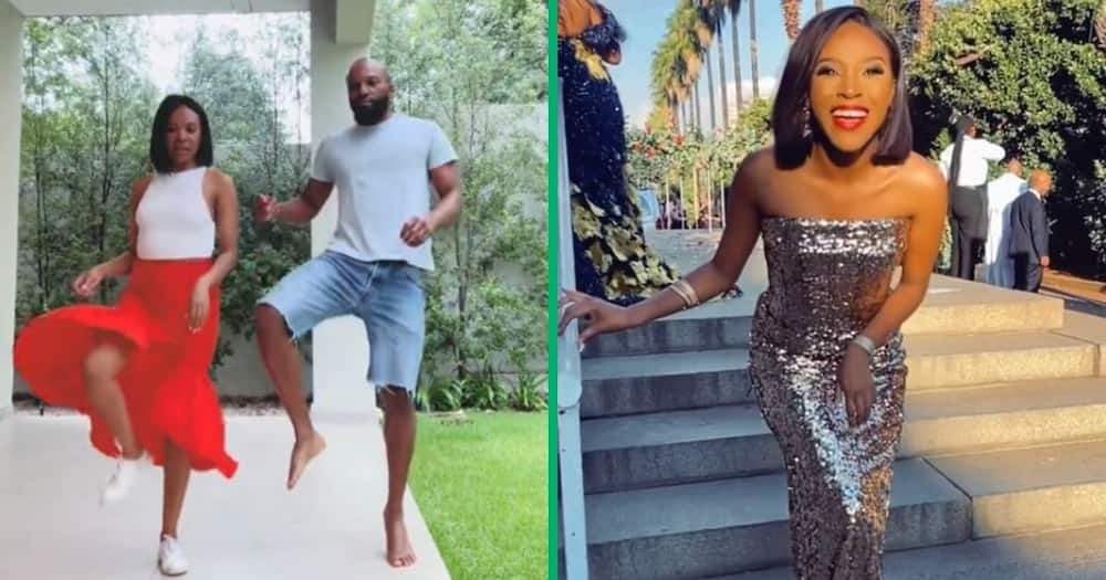A lady made a TikTok dance video with her stiff best friend and left Mzansi in stitches.