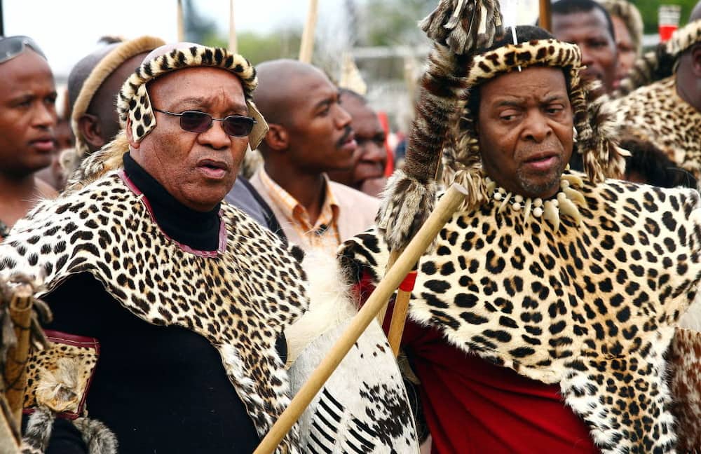 Jacob Zuma with King Goodwill Zwelithini
