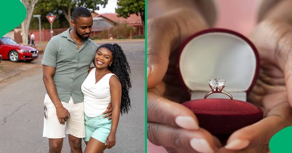 A woman posted a funny video asking her fiancé where her engagement ring was