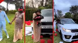 Kenyan man throws wife surprise baby shower, gifts her Range Rover Sport worth around R2.5 million