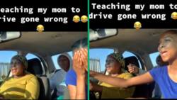 Daughter teaches mom to drive, TikTok video captures chaos leaving SA netizens amused