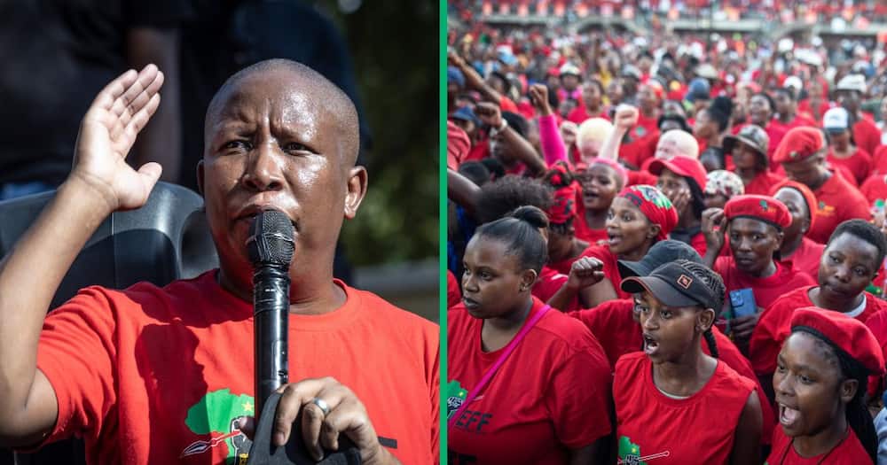 EFF Leader Julius Malema called out financial oppression in South Africa