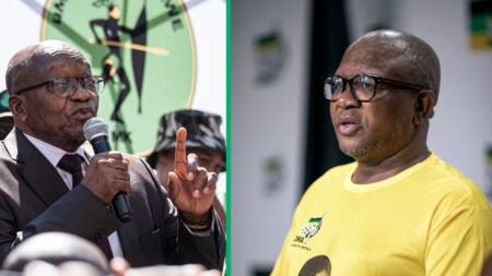 ANC’s Fikile Mbalula fires shots at MK Party leader Jacob Zuma on election campaign trail