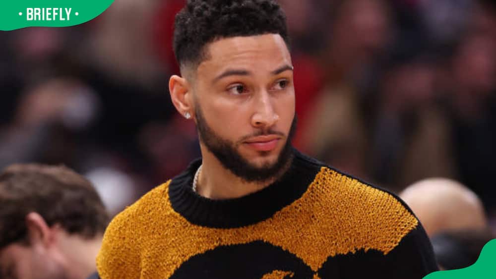 Ben Simmons during the first half at United Center