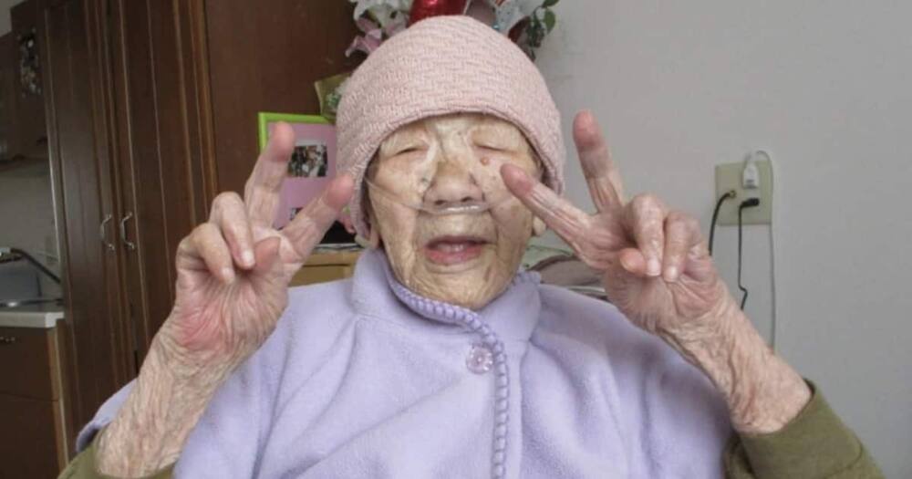 Kane Tanaka the world's oldest person.