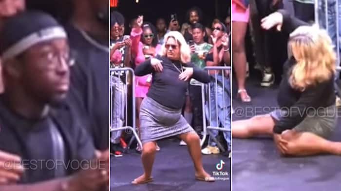 "The confidence I strive for": Lady's outlandish dance moves leaves onlookers in stitches