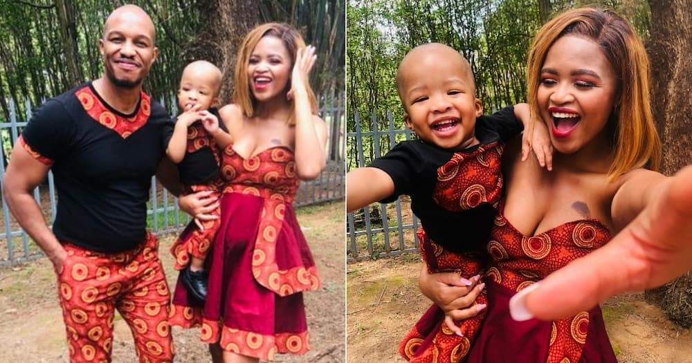 Mzansi, Impressed, by Young Family, Wearing, Matching, Stylish Traditional, Outfits