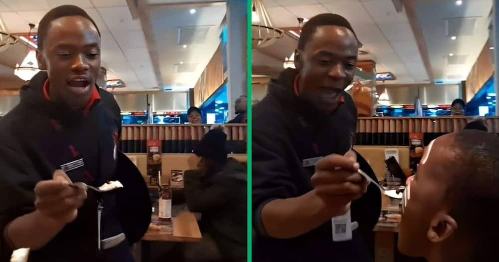 TikTok video shows Johannesburg Spur waiter