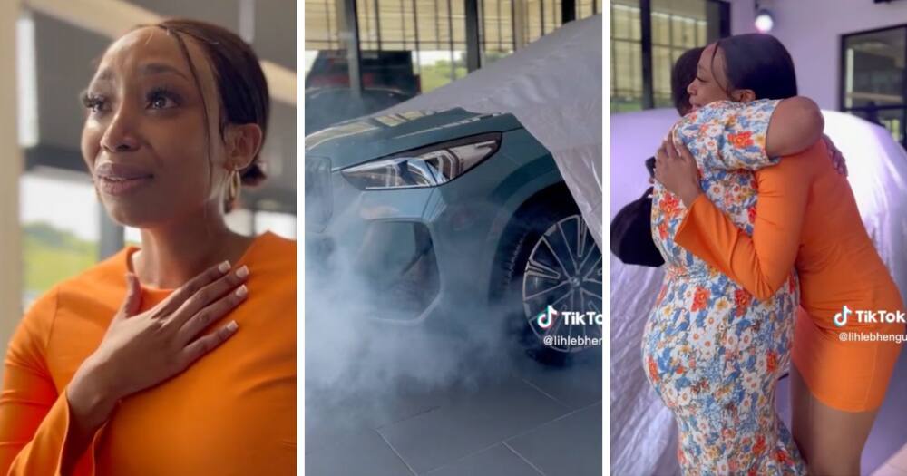 A mother surprised her daughter with brand new BMW X1 or her 30th birthday